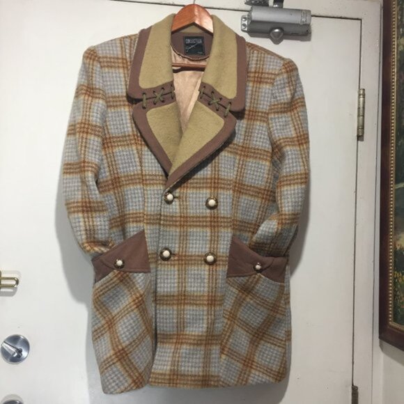 VINTAGE COLLECTION SINEQUANONE WOOL JACKETS SIZE L - Picture 3 of 8